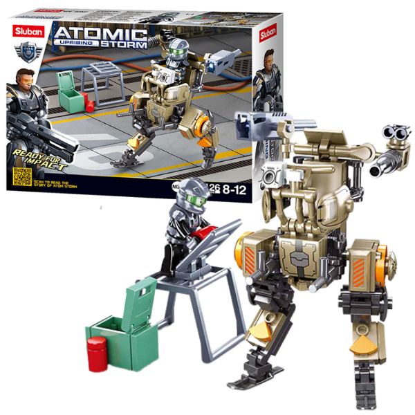 Cumpara  Constructori - Set de construcție ”Robot-soldat AF1”, 126 el..