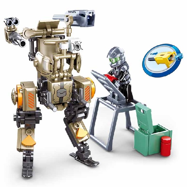 Set de construcție ”Robot-soldat AF1”, 126 elem.