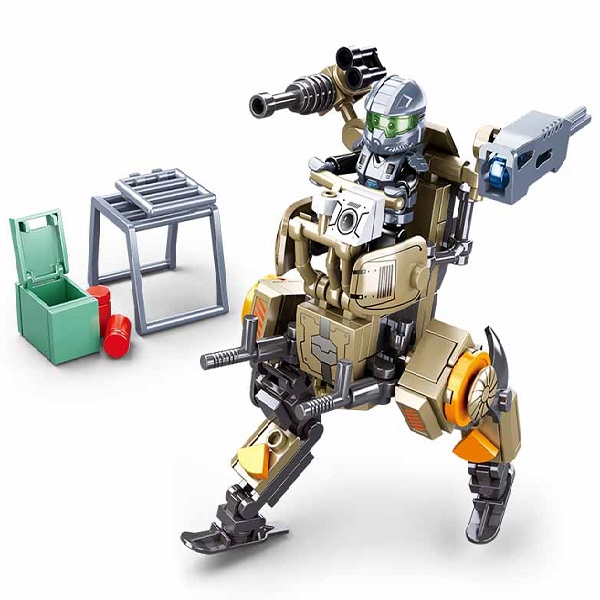 Set de construcție ”Robot-soldat AF1”, 126 elem.