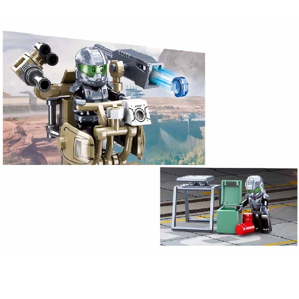 Set de construcție ”Robot-soldat AF1”, 126 elem.