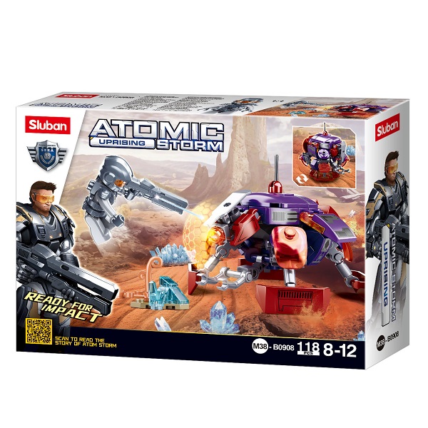 Set de construcție „Centru de comandă – robot”, 118 elem.