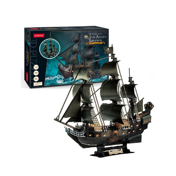 3D Puzzle Corabie de pirati„Răzbunarea Regine..