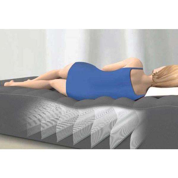 Saltea VELUR 152x203x46cm PREMAIRE® FIBER-TECH (pompa incorporata) 220V