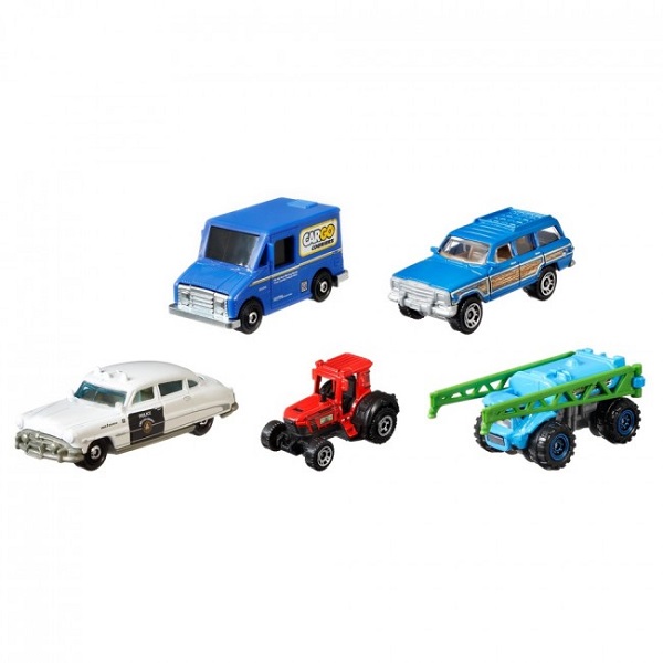 Hot Wheels Set 5 masini de baza Matchbox (as).
