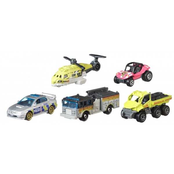 Hot Wheels Set 5 masini de baza Matchbox (as).