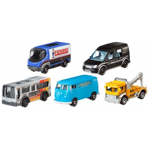 Hot Wheels Set 5 masini de baza Matchbox (as).