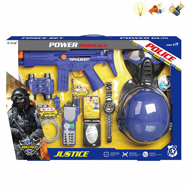 Cumpara  Seturi de jocuri de rol - Set de joc Poliție cu accesorii (cu lumini/su..
