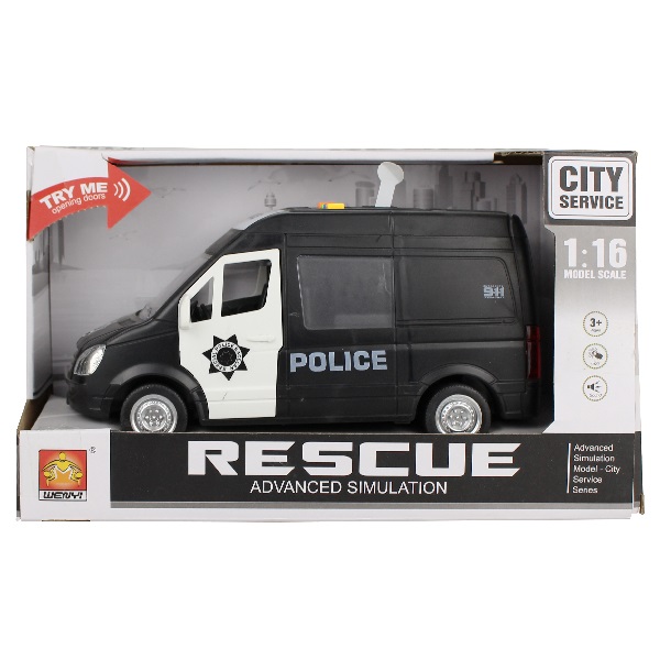 1:16 Masina cu inertie “SWAT Van” (lumina / sunet)
