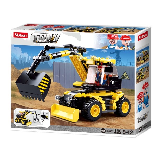 КОНСТРУКТОР TOWN – Excavator 2 INTO 1