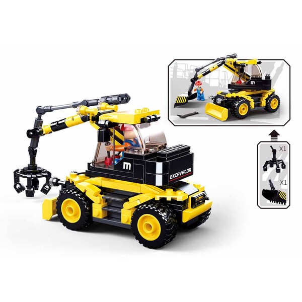 КОНСТРУКТОР TOWN – Excavator 2 INTO 1