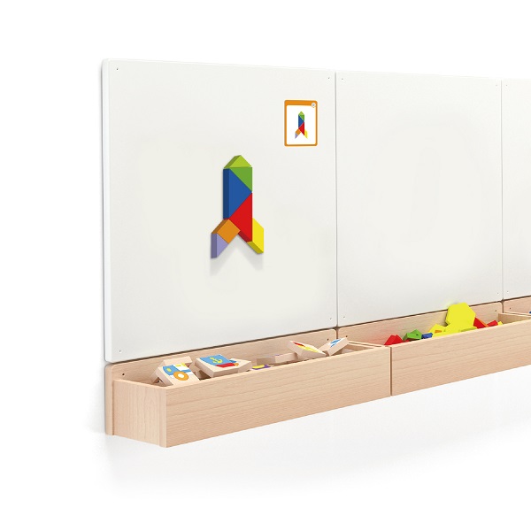 Joc de inteligență „Tangram magnetic”