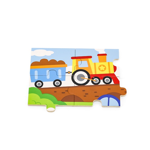 Puzzle din lemn "Autoturisme" 16 elem.