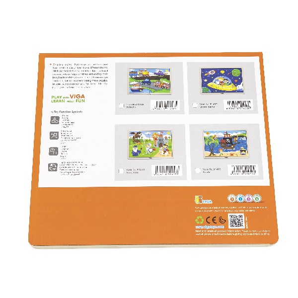 Puzzle din lemn "Autoturisme" 16 elem.