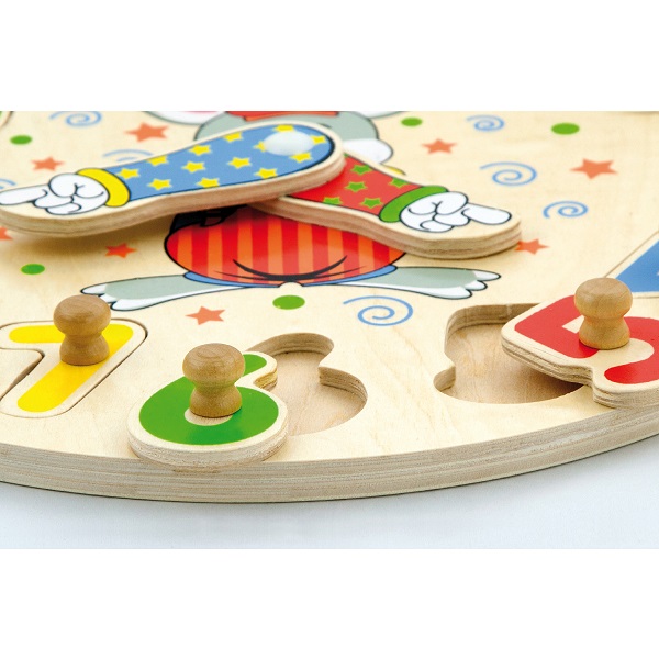 Puzzle din lemn „Ceas”