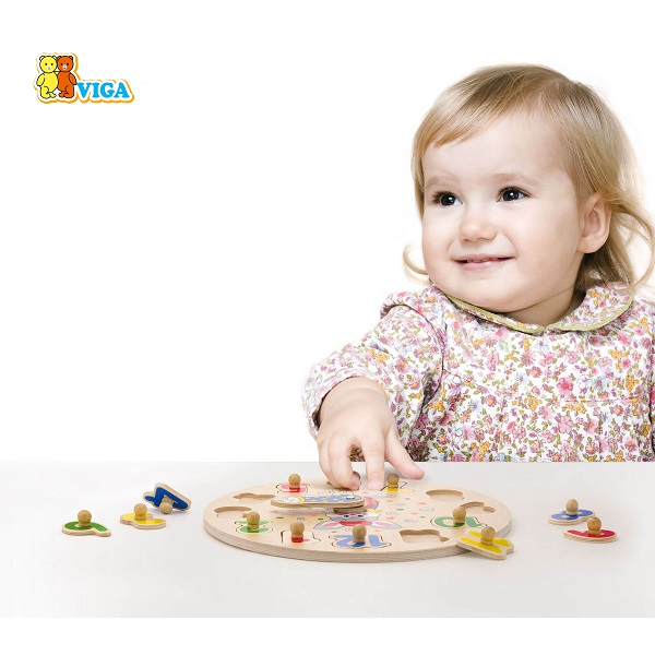 Puzzle din lemn „Ceas”
