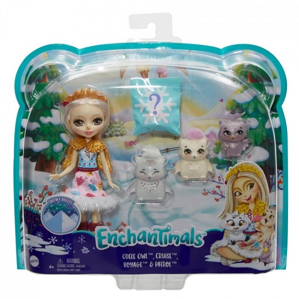 Enchantimals Игровой набор «Семья Белой Совы Одель»