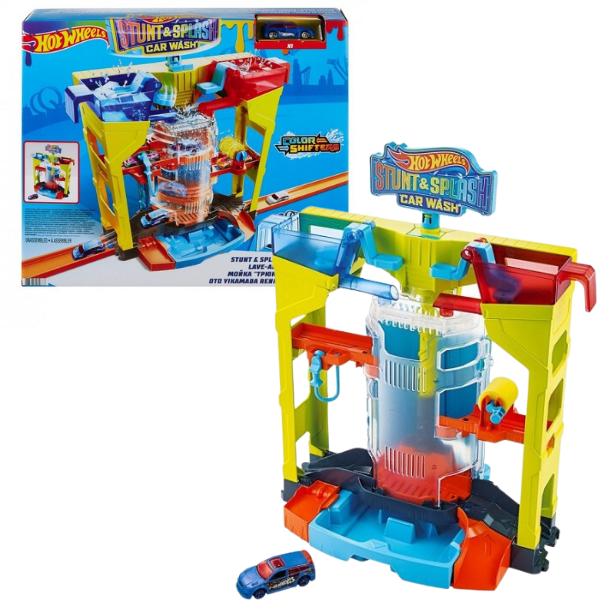 Cumpara  Parking/Track-uri - Hot Wheels Set “Spălătoria Auto: explozia cul..