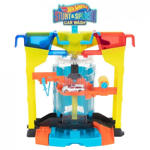 Hot Wheels Set “Spălătoria Auto: explozia culorilor”