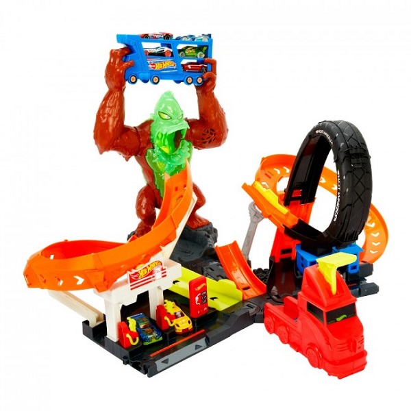 Hot Wheels Set Atacul gorilei toxice