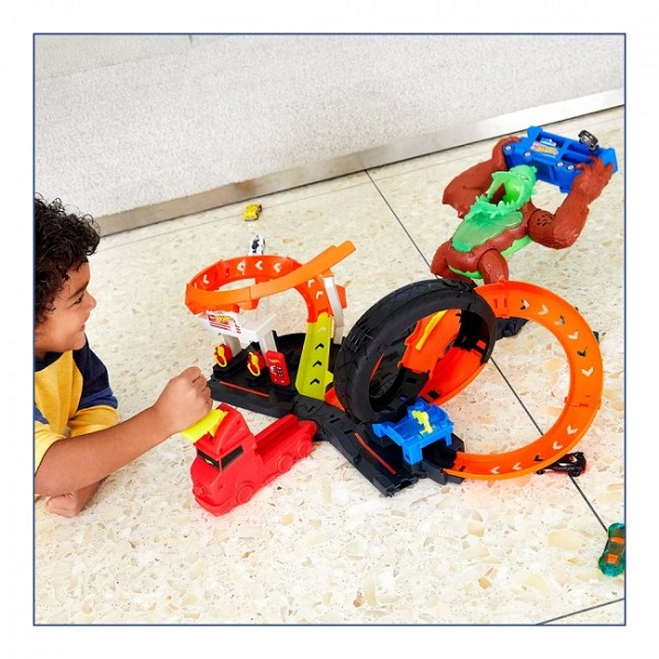 Hot Wheels Set Atacul gorilei toxice