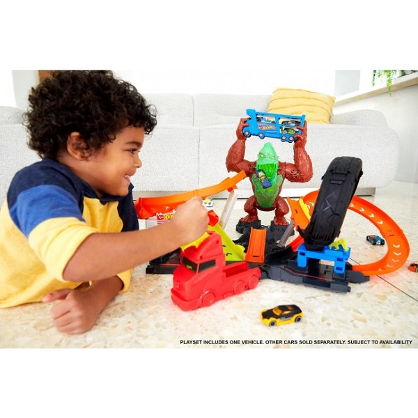 Hot Wheels Set Atacul gorilei toxice