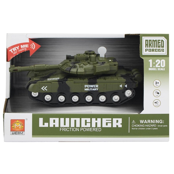 1:20 Tanc cu inerție (lumină / sunet)
