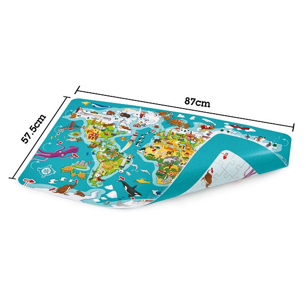 Puzzle și Joc – Turul Lumii (2 in 1)