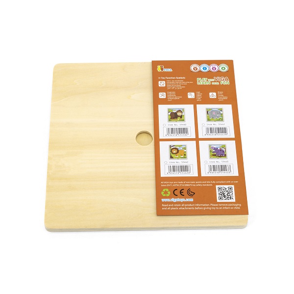 Puzzle din lemn “Maimuțica” 9 elem.