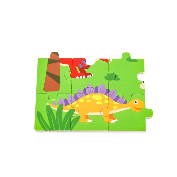 Puzzle din lemn „Dinozauri” 24 elem.