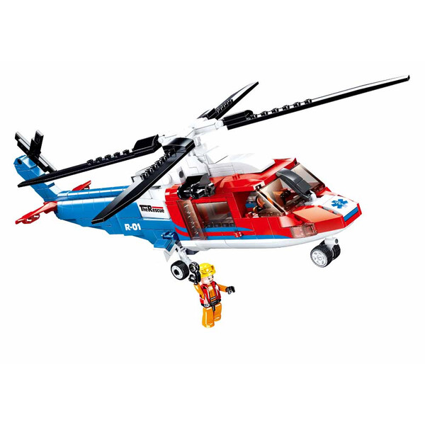 Set de construcție ”Elicopter de salvare”, 402 elem.