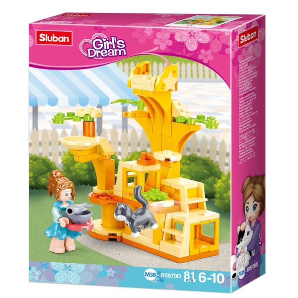Set de construcție ”Parc de distracții pentru animale de companie”, 6 modele, de la 79 pînă la 91 elem.