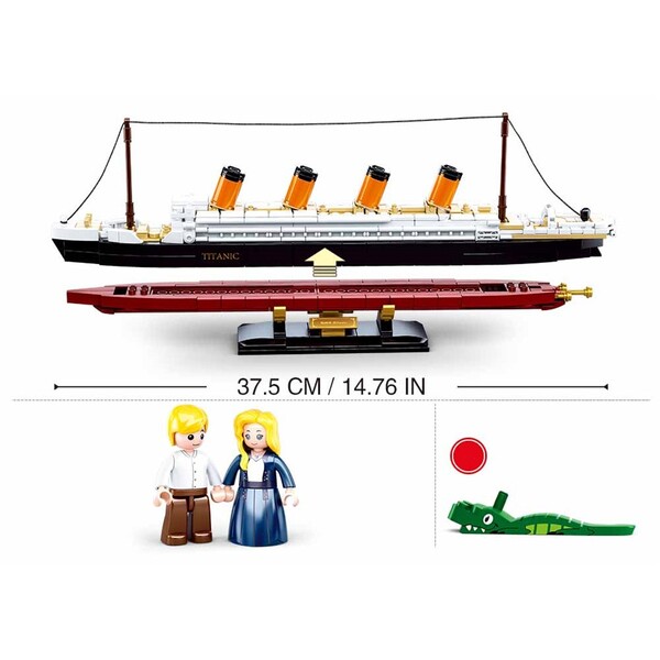 Set de construcție „Titanic”, 481 elem.