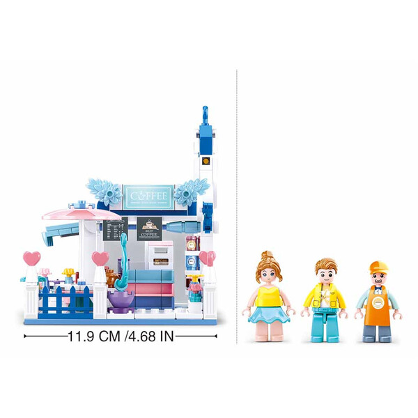 Set de construcție ”Cafenea”, 289 elem.