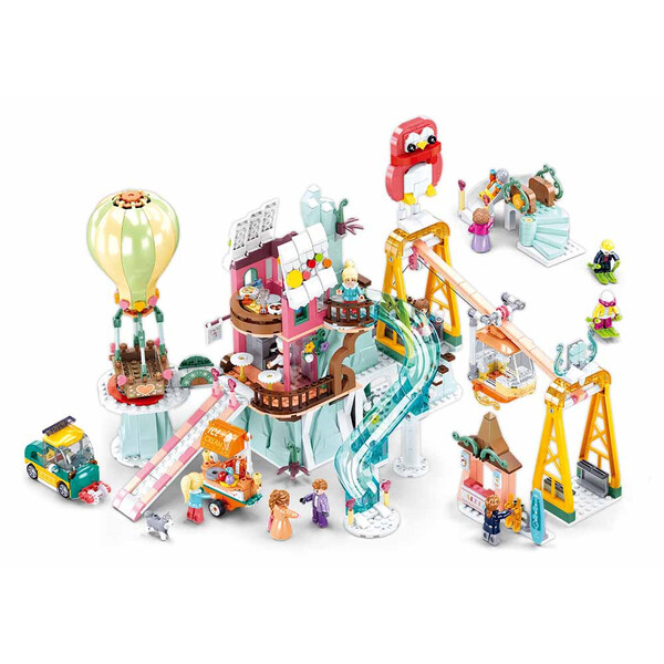 Set de construcție ”Vacanța la stațiune de ski”, 1065 elem.