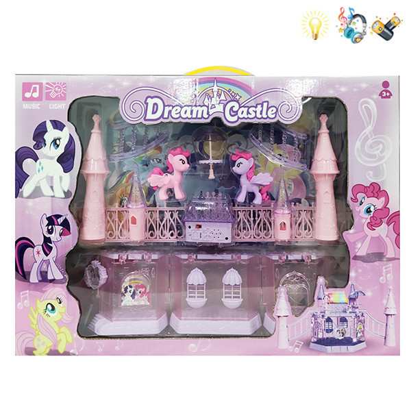 Set Joc Dream Castle Pony (lumină/sunet)..