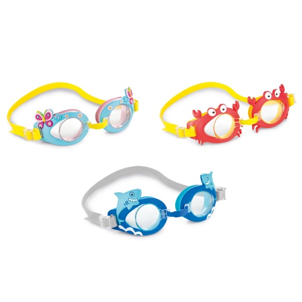 Ochelari de apa FUN, 3 modele, 3-8 ani