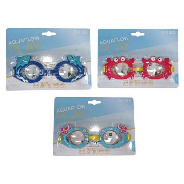 Ochelari de apa FUN, 3 modele, 3-8 ani
