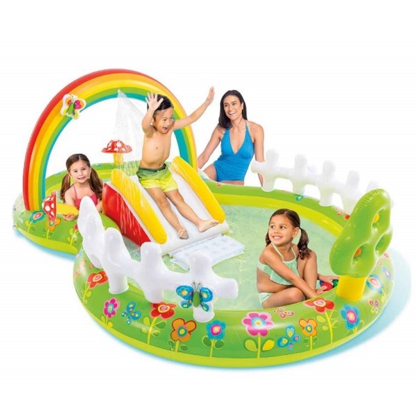 Centrul de joc gonflabil cu topogan Gradina Mea 290х180х104см, 2+