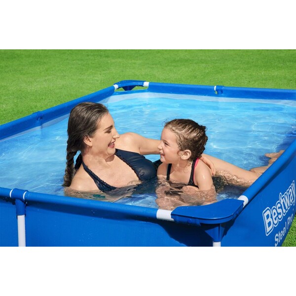 Bestway Piscina Steel Pro 221x150x43cm, 1200L, carcas metal