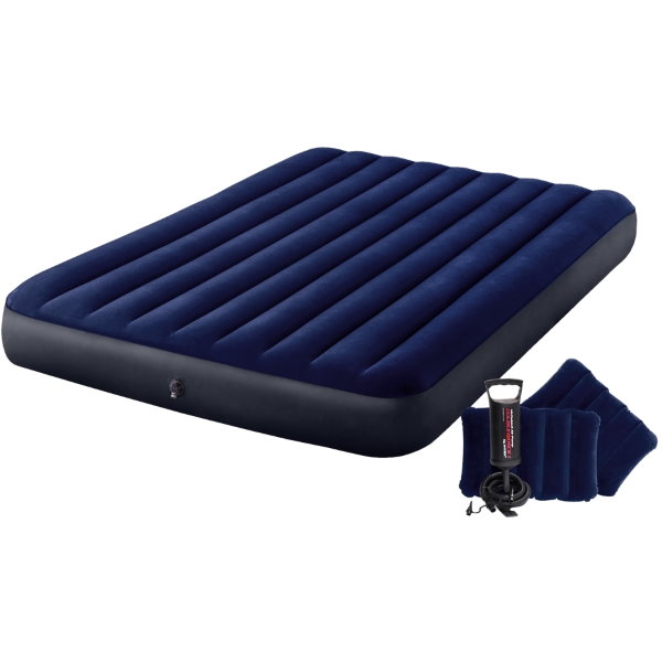 Saltea VELUR 152×203×25cm (set pompa + 2 perne) CLASSIC