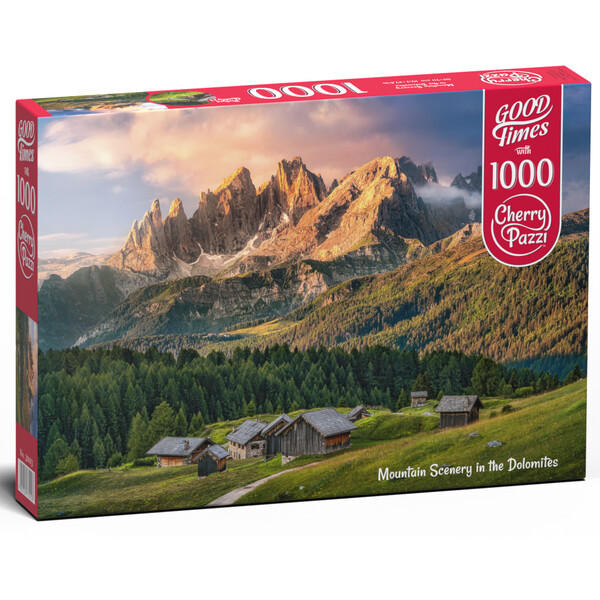 Puzzle 1000 elemente Peisaj montan din Dolomiți