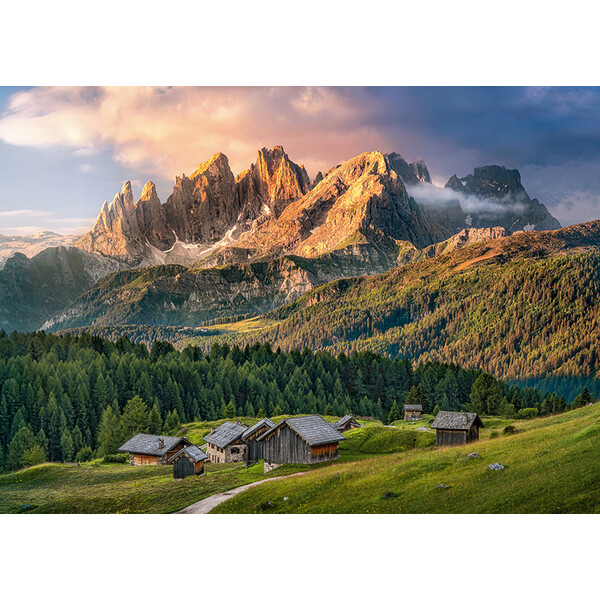 Puzzle 1000 elemente Peisaj montan din Dolomiți
