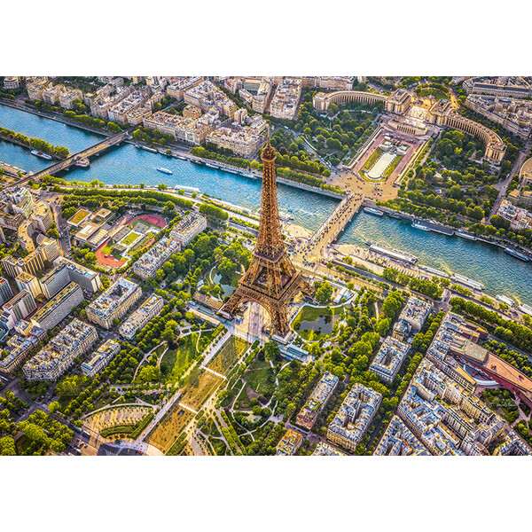 Puzzle 1000 elemente Vedere la Turnul Eiffel din Paris