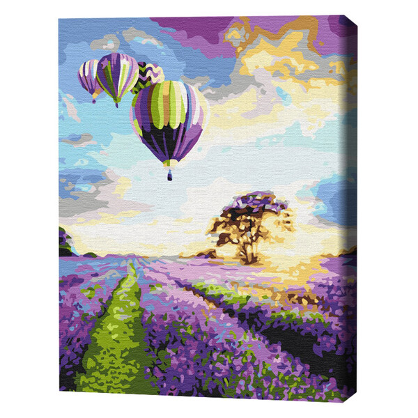 Pictură pe numere 40х50 cm (în cutie) - Zbor peste cîmpul de levănțică
