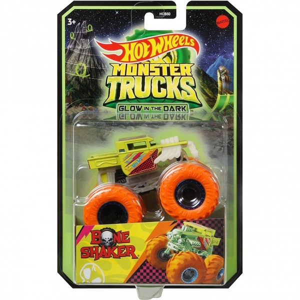 Hot Wheels “Monster Trucks” masina de baza luminiscenta (as).