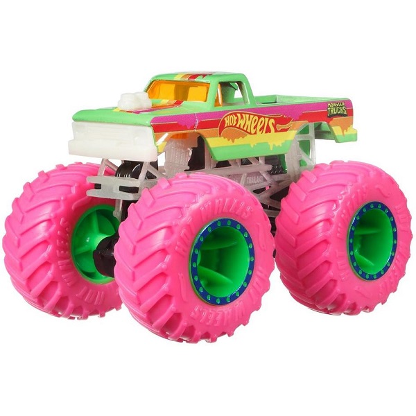 Hot Wheels “Monster Trucks” masina de baza luminiscenta (as).