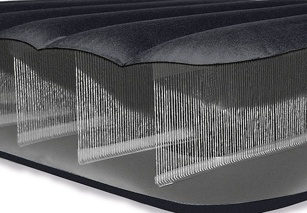Матрас VELUR 152x203x25cм c ПОДГОЛОВНИКОМ, STANDARD