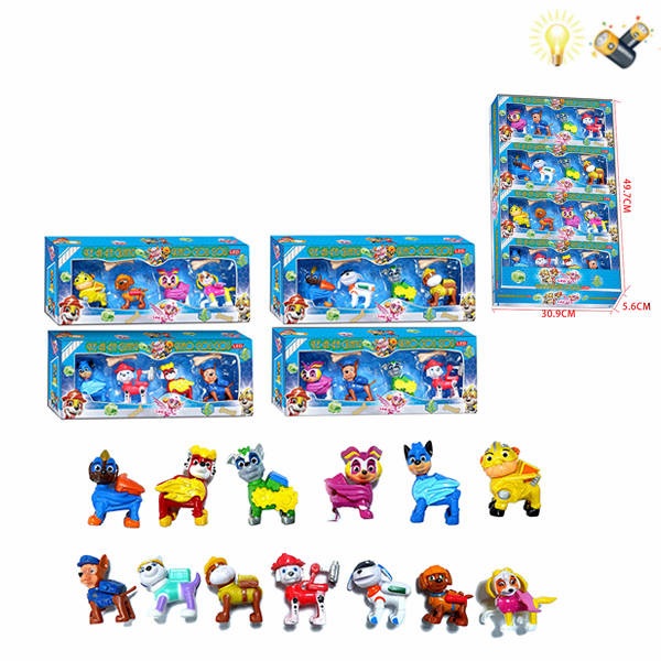 Paw Patrol (4 фигурок собачьего патруля)