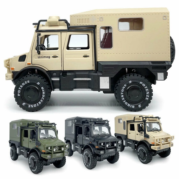1:32 Mercedes-Benz-Unimog inerție (lumină, sunet)