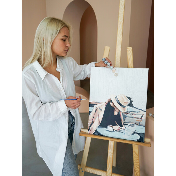 Pictură pe numere 40*50 сm (în cutie) – Prieteni-capodopere